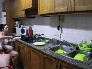 Cooking Naked And Eating Pussy Cooking Naked And Eating Pussy