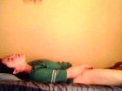 Brunette GF Hidden Cam Masturbation