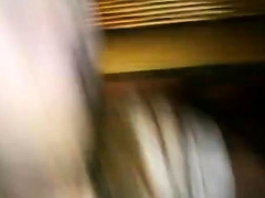 Japanese girl shows her hairy pussy