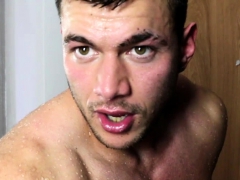 He loved getting filthy in the shower