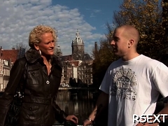 Excited man has some pleasure with the amsterdam prostitutes