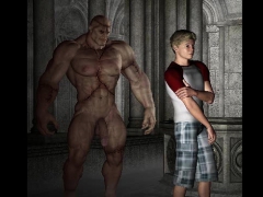 Muscles and Big Cocks For 3D Gays!
