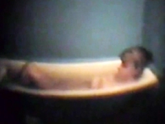 My Mother fingering in bath