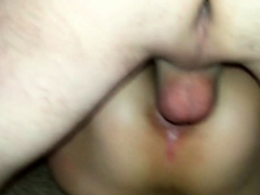 Big cock fucks a curvy small tit brunette