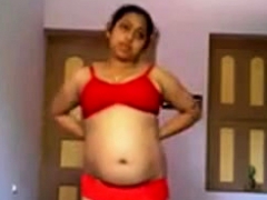 Hot Indian girl in nighty stripping