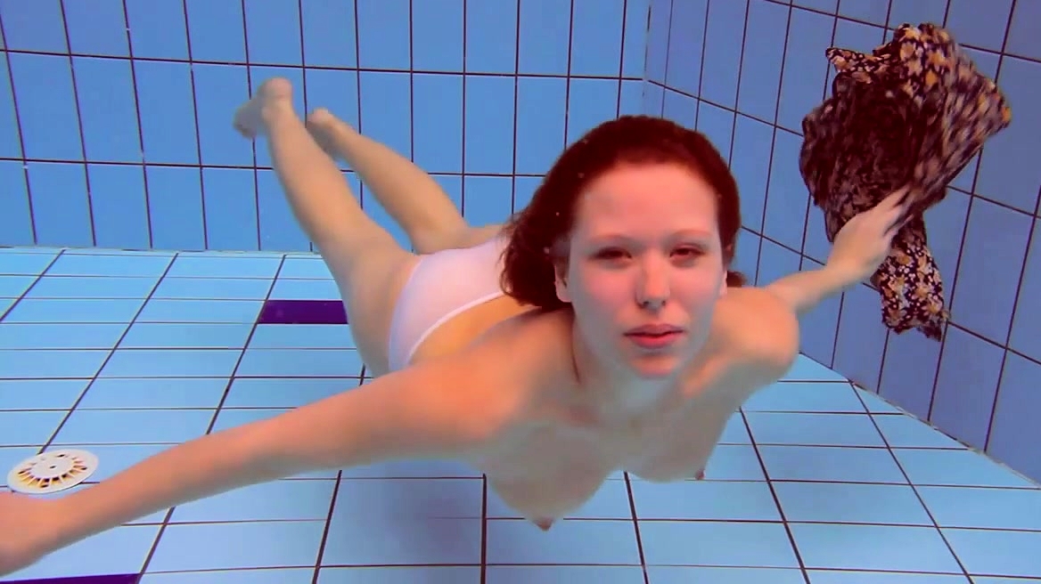 Matrosova hot ginger pussy in the pool