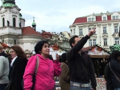 Mature tourist is picked up and fucked