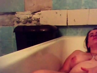 Orgasm Of My Mom In Bath Tube. Hidden Cam