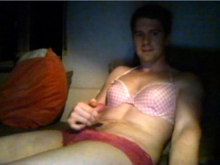 Caught brother jerking in my lingerie