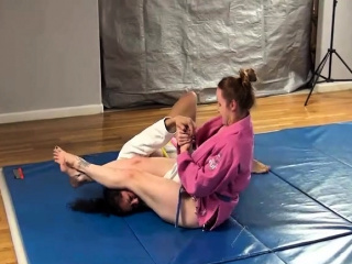 Naked Women Fighting, Lesbian Strap on Sex at Academy Wresti