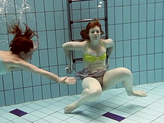 Hot Underwater Lesbos Ala And Lenka Get Horny