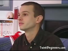 Sexy boy masturbates on the couch