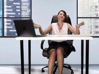 Downblouse At Work. Boss Flashing Her Tits And Pussy Downblouse At Work. Boss Flashing Her Tits And Pussy