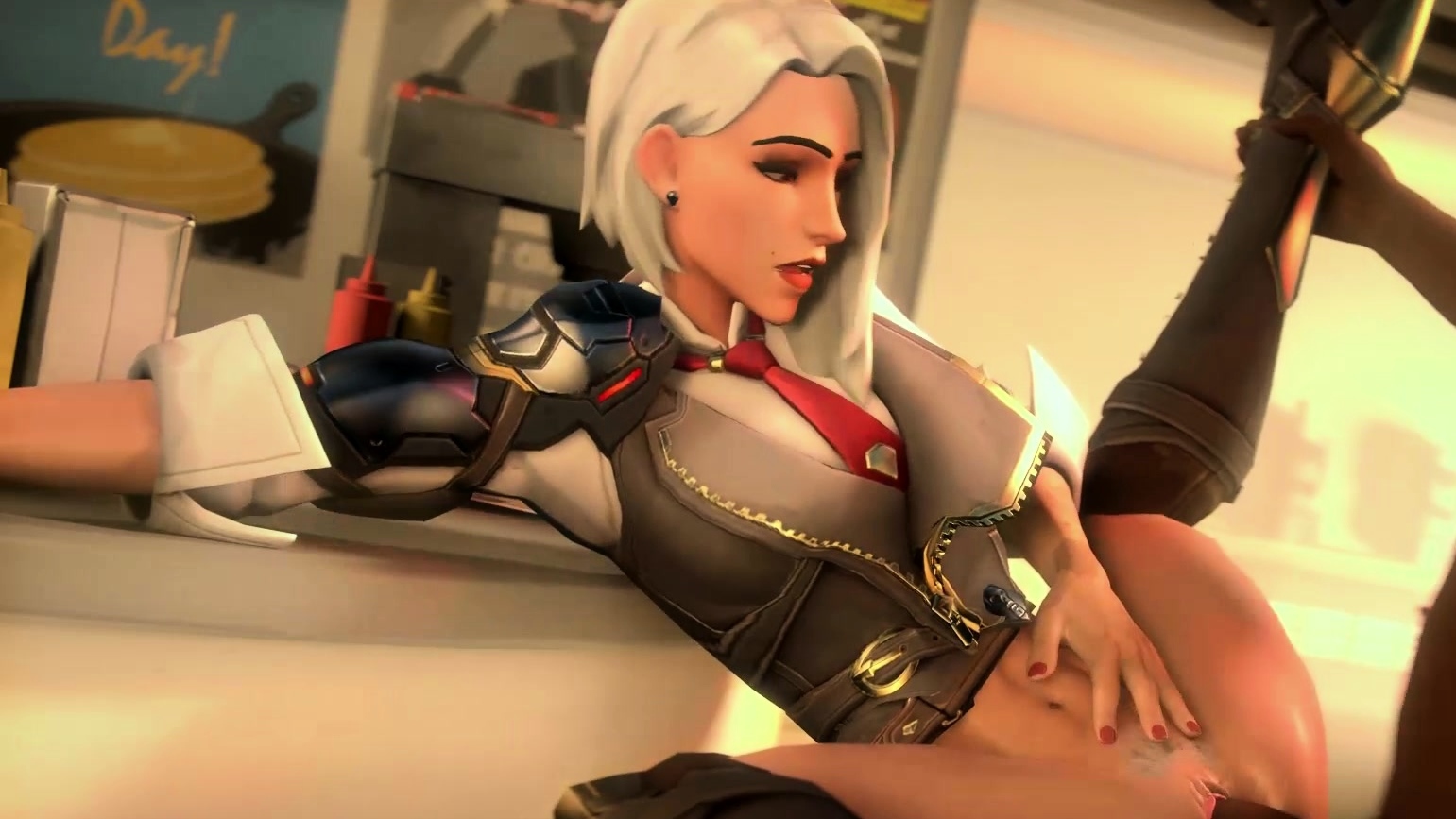 Overwatch Beautiful Heroes Gets Pussy Pounded by Huge Dick