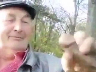 Grandpa In Park Grandpa In Park