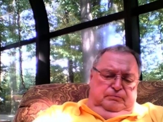Grandpa On Webcam...
