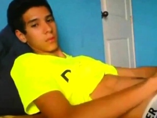 Latino Twink Shows Off When...
