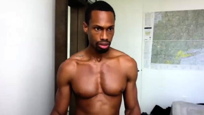 Solo Black Gay Masturbation Jerk Off