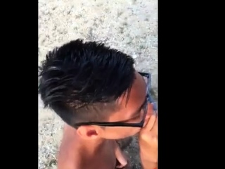 Beach head with cum