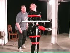 Kinky MILF gets tied and cunt inspected part4