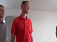 College fraternity initiation with gay blowjobs