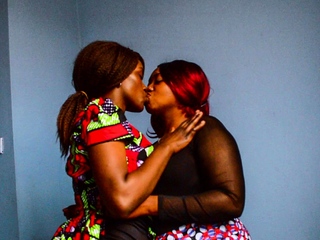Nigerian Lesbian Hot Secret Makeout...