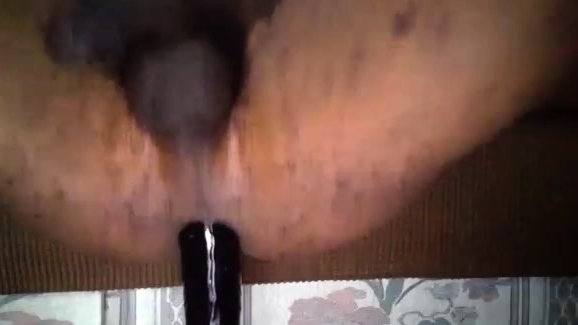 Big black cock in pussy close up