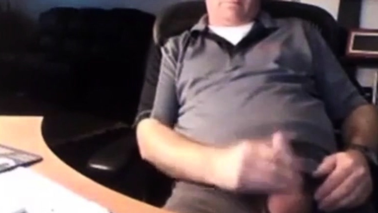 Handsome dad exposing his penis