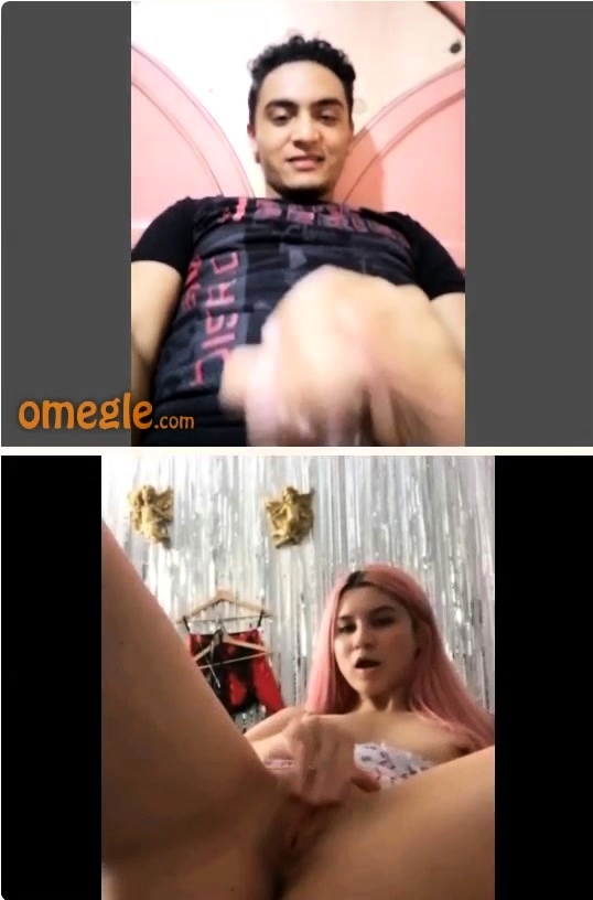 Pink hair Girl like indian Guy Cock