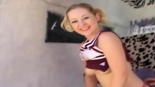 Cheerleader Cindi Loo Baited By The Ice Cream Man