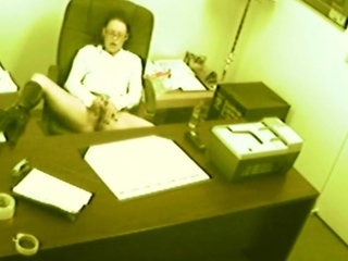 Secretary Fingering At Office