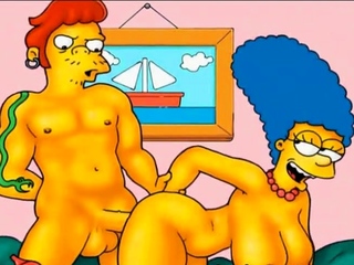 MILF Marge Simpson cheating