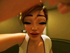 Huge Penis Futa Cougar On Buxomy Female