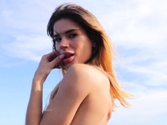 Spanish Cougar Honey Super-fucking-hot Outdoor Striptease