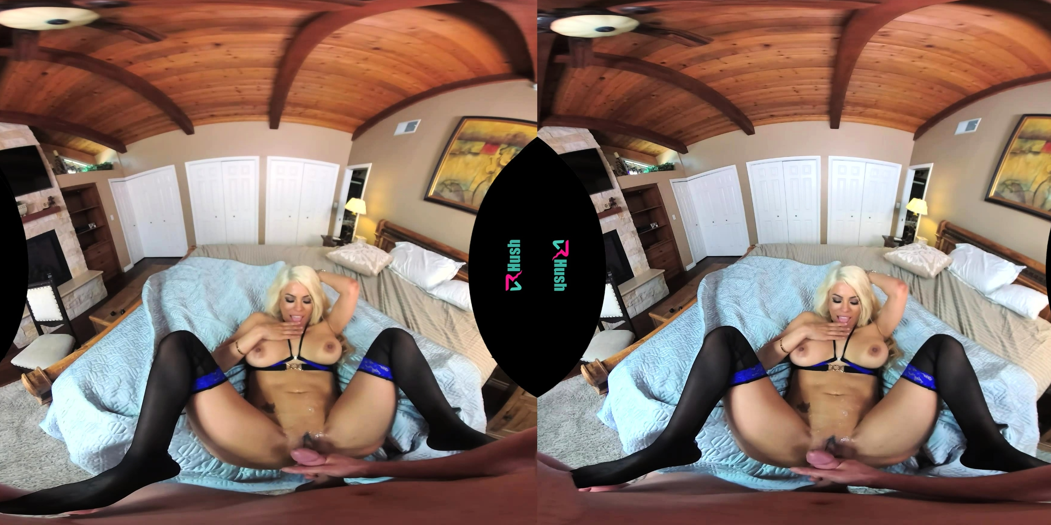 VRHUSH Busty blonde Luna Star has a surprise for you