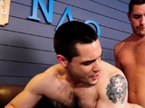Tattooed barebacked stud barebacks BF