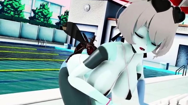 [KiruNeru] Poolside Bugs Zombie girls version