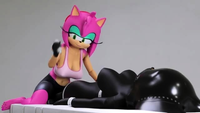 Femdom Amy denied Rouges's Cum