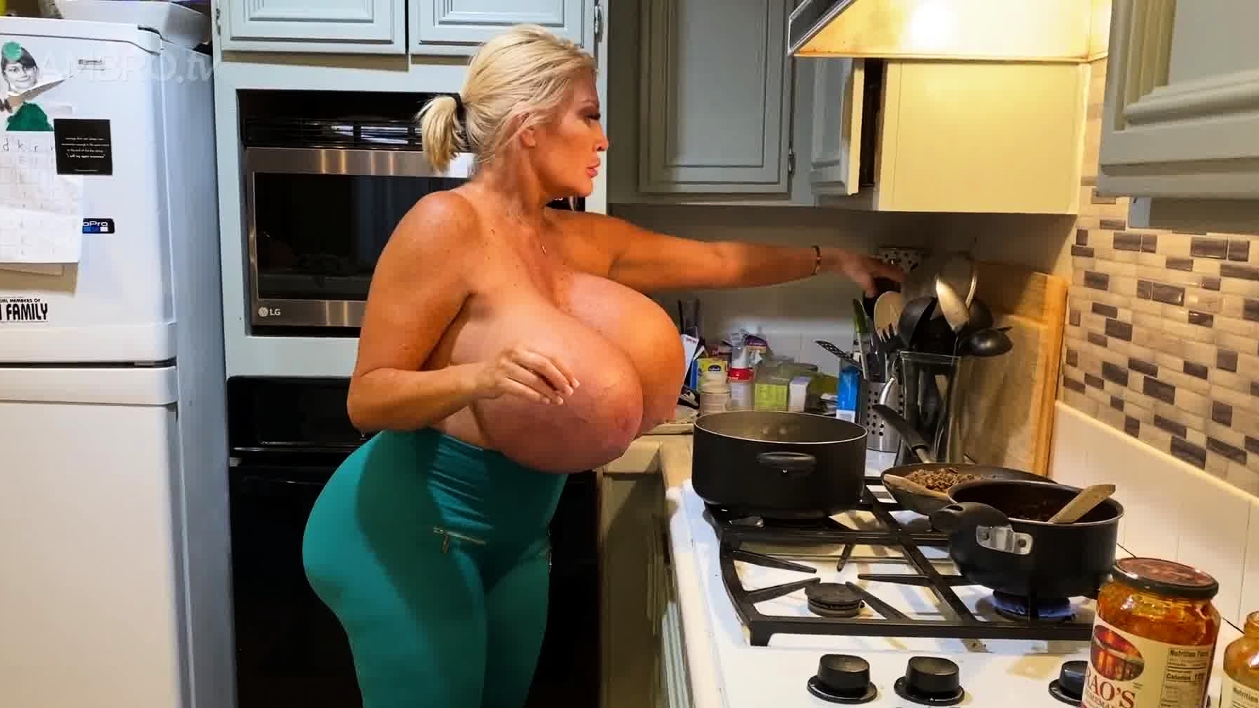 Blonde MILF with Big Boobs Playing Cam Free Porn