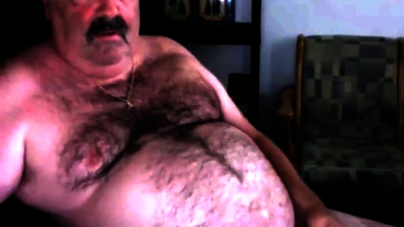 grandpa cum on cam