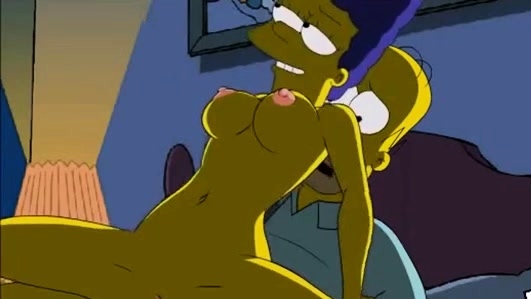 Homer and Marge fucking in the Night - FamousToonsFacial