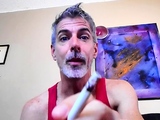 Daddy Richard Lennox smokes while taunting his stepson
