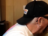 Gloryhole amateur DILF deepthroats BF
