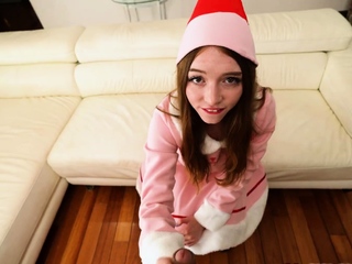 Myra Moans touching stepbrothers huge dick