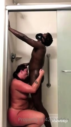 bbc shower extended - BBW wife