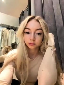 Blonde Teen Solo Masturbating On Webcam