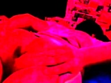 Booty Show Under Red Neon Lights