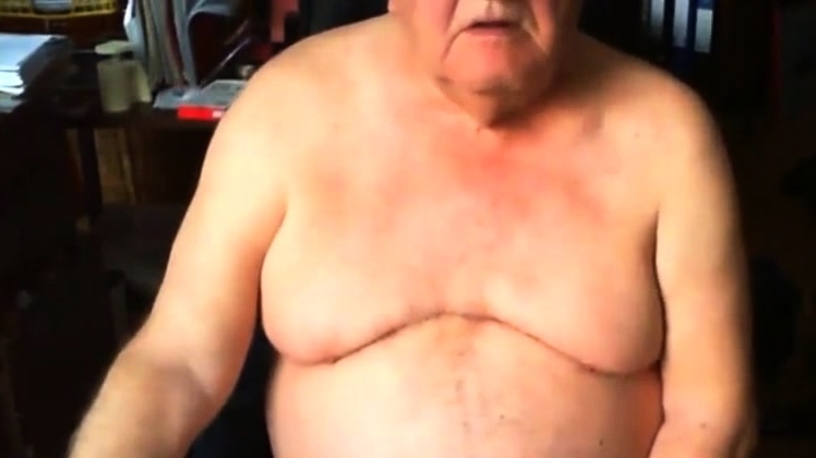 grandpa stroke on webcam