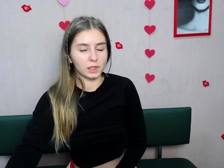 Blonde Flashing Ass In Red Thong On Webcam Show