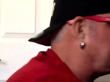 Gloryhole cocksucking DILF spoils BF rod